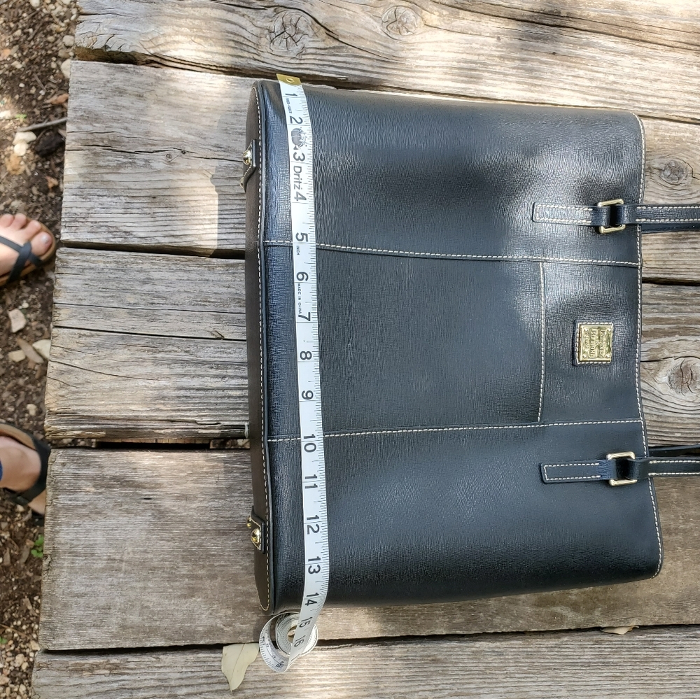 Dooney & Bourke Leather Tote - Picture 6 of 9